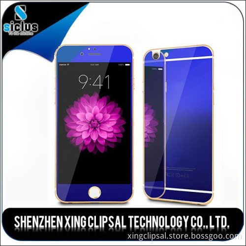 Phone accessories, screen protecor cloth, color tempered glass screen proector for iphone 6 6 plus